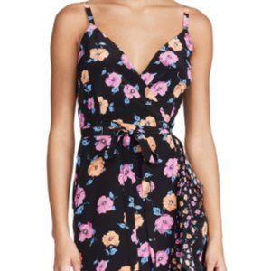 No.6 Sonia Dress in Black Pansy Combo